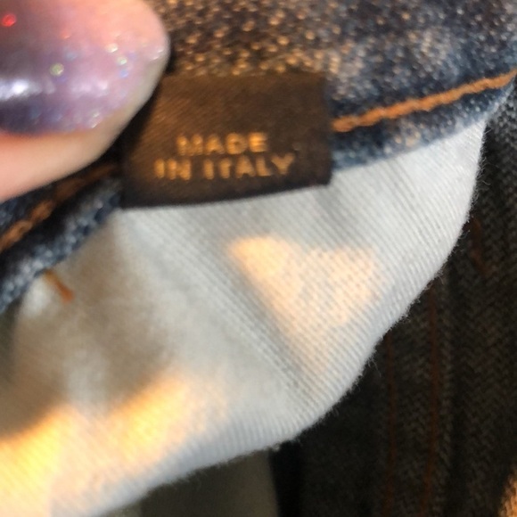 Just Cavalli Jeans Sz. 29X31 Straight Leg Mid Rise Italian Designer Denim Cotton - Picture 11 of 11